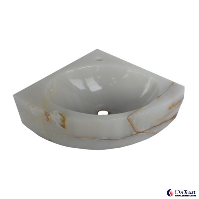 Imported white jade basin CT010